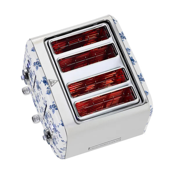 Laura Ashley 4 Slice Toaster, China Rose