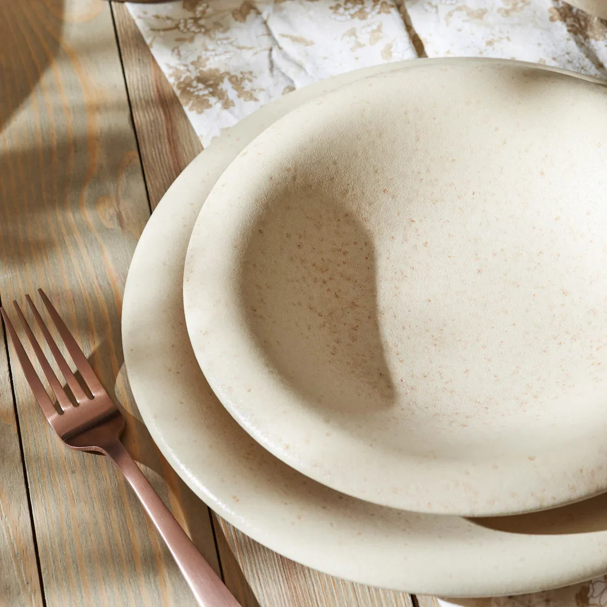 Stone Lain Aro Stoneware Dinnerware Set, 12-pieces