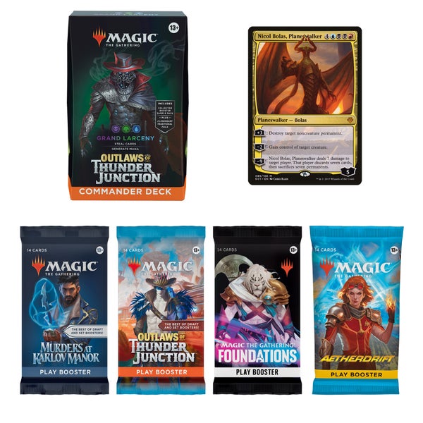 Magic: The Gathering Outlaws of Thunder Junction Deluxe Commander Kit - Grand Larceny