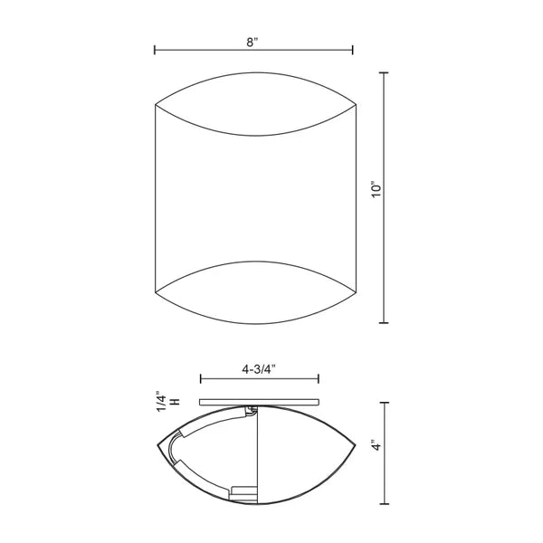 Light & Modern Benson 8 in. Indoor Wall Sconce