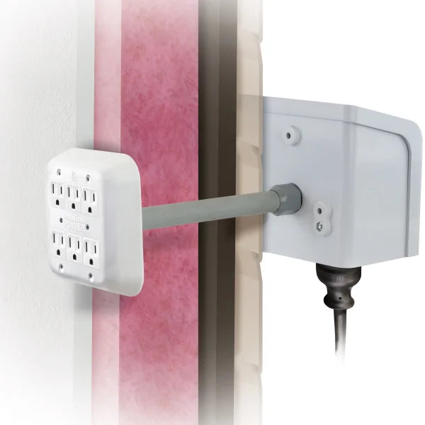 Portable Generator Through-the-wall Kit with 20 ft. Generator Power Cord