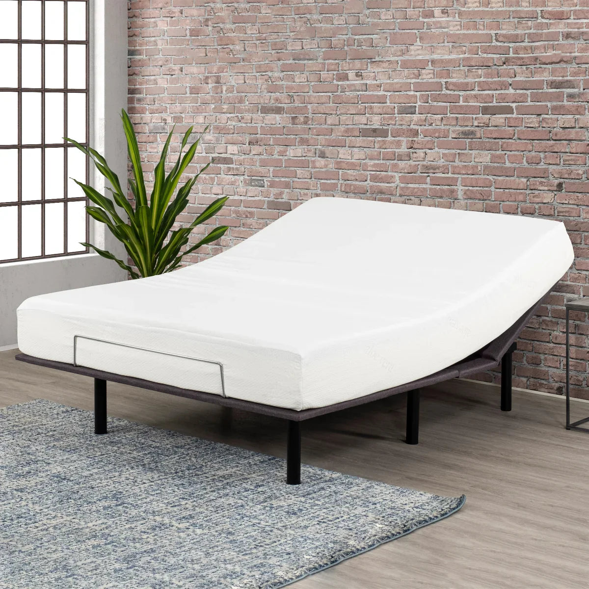 Tallie 25.4 cm (10 in.) Mattress with Upholstered Adjustable Base