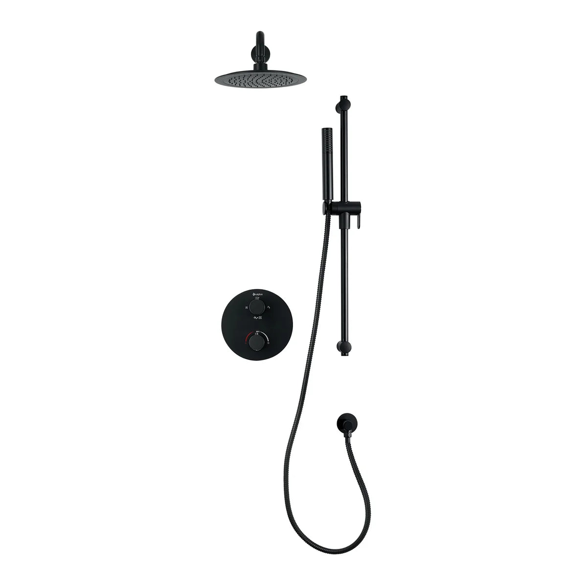 Akuaplus Elite Mya Thermostatic Handheld Shower and Shower Head