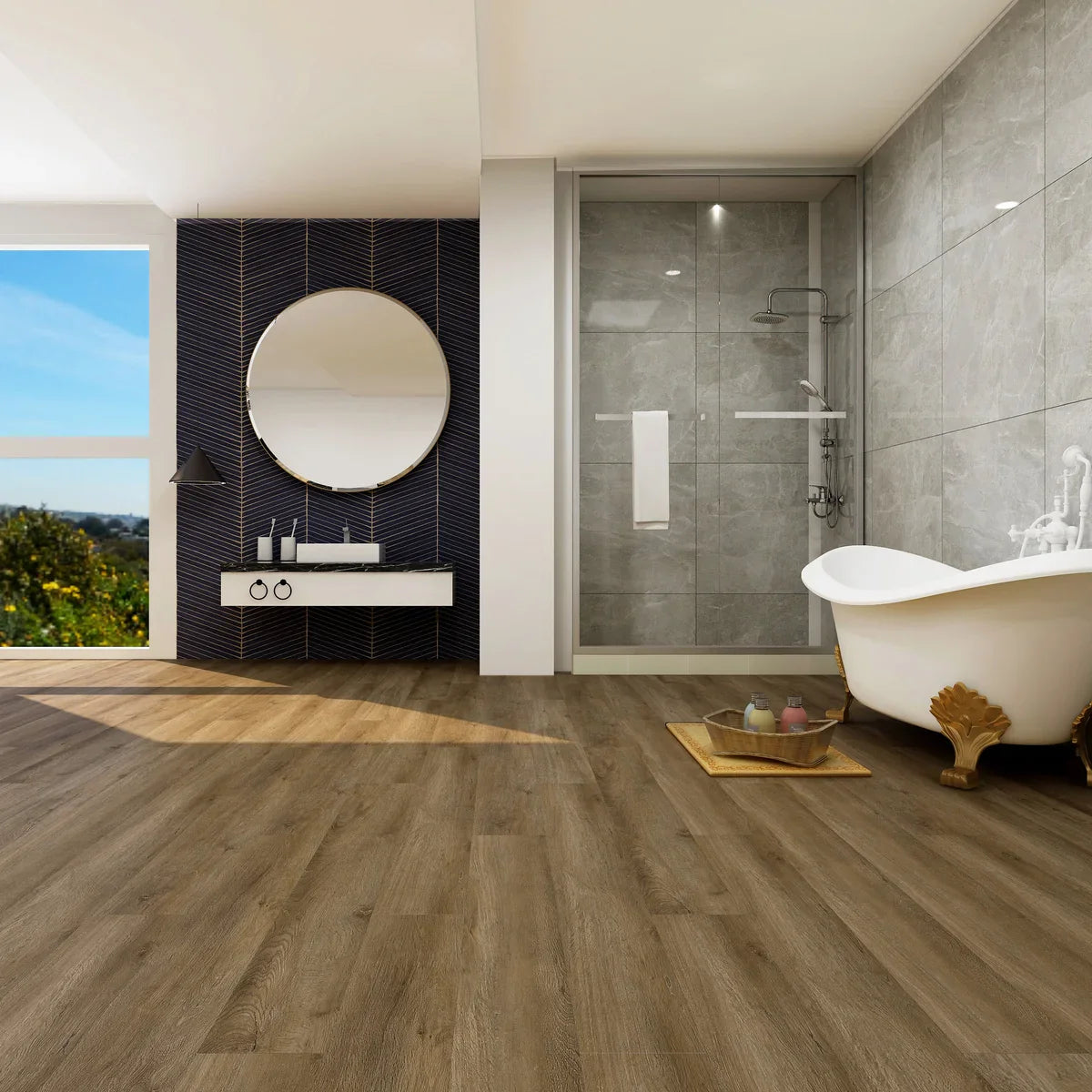 Kairos Rouge Park 22.86 cm (9.0 in.) WPC Vinyl Flooring