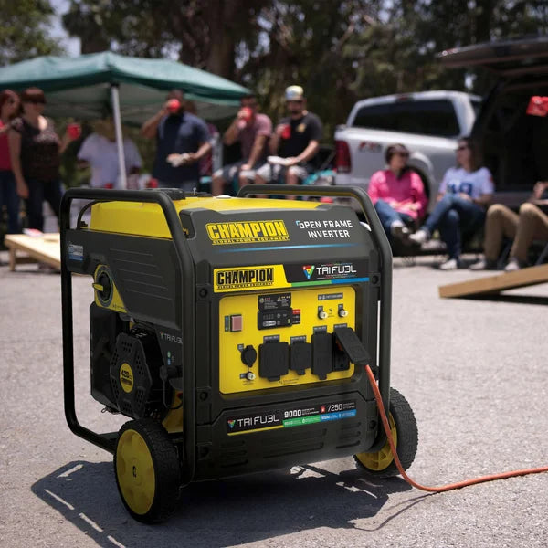 Champion 7250W Running / 9000W Peak Tri-Fuel Inverter Generator