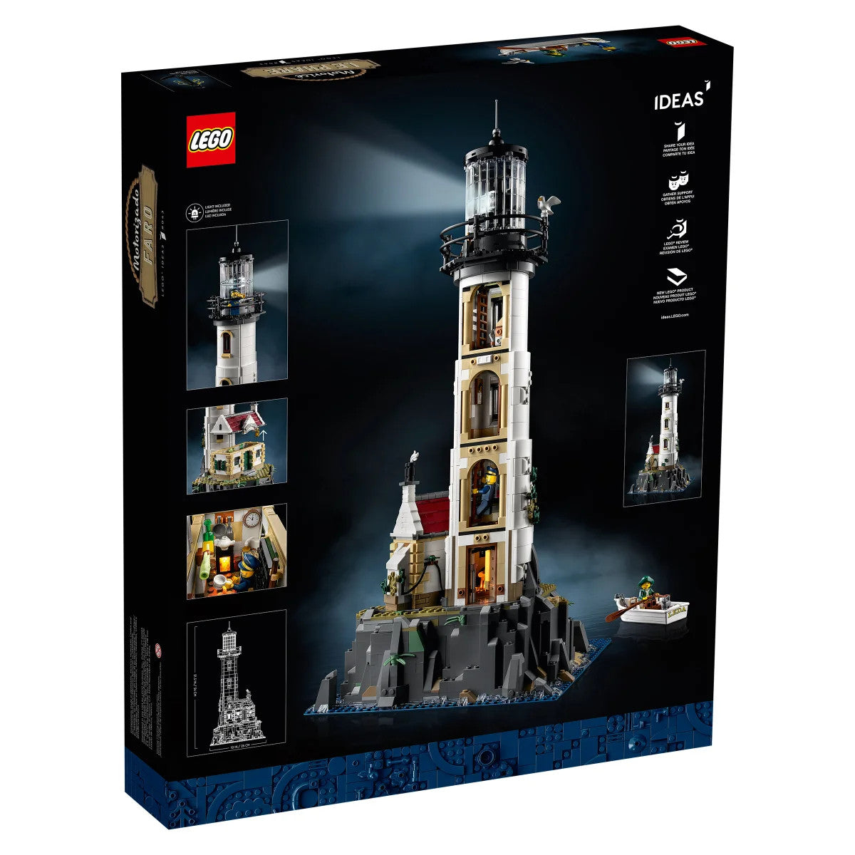 LEGO Ideas Motorized Lighthouse with Bonus LEGO Architecture London
