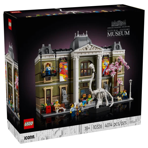 LEGO Icons Natural History Museum with Bonus LEGO Architecture New York City
