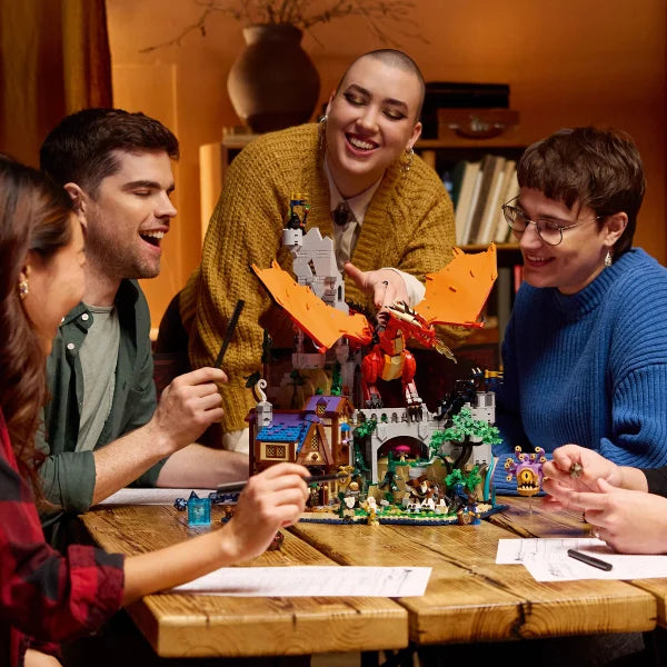 LEGO Ideas Dungeons & Dragons: Red Dragon’s Tale with Bonus LEGO Harry Potter Buckbeak the Hippogriff