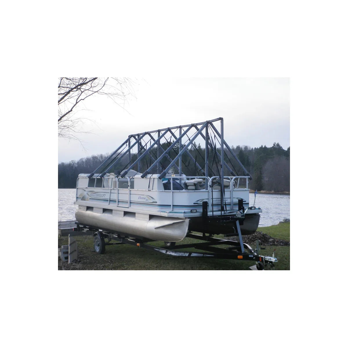 Navigloo Winter Shelter System for Pontoon Boats 5.5 m to 7 m (18 ft. to 22.5 ft)