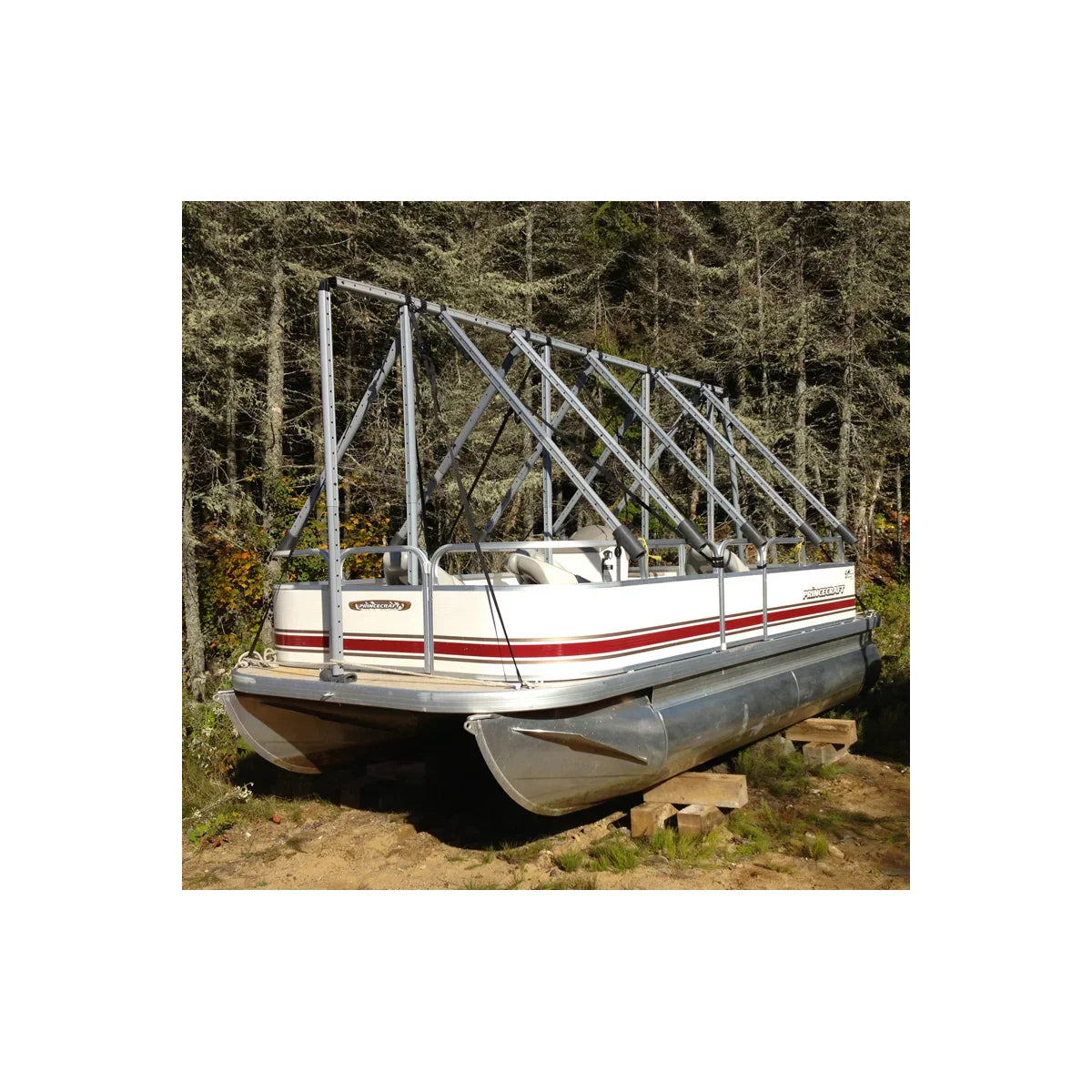 Navigloo Winter Shelter System for Pontoon Boats 5.5 m to 7 m (18 ft. to 22.5 ft)