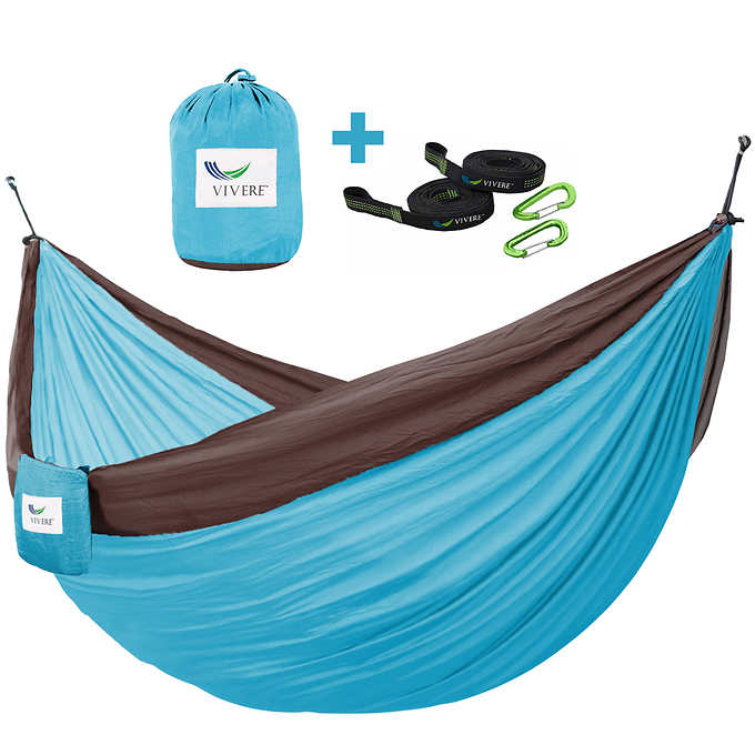 Vivere Double Parachute Hammock and Ultra-lite Tree Straps