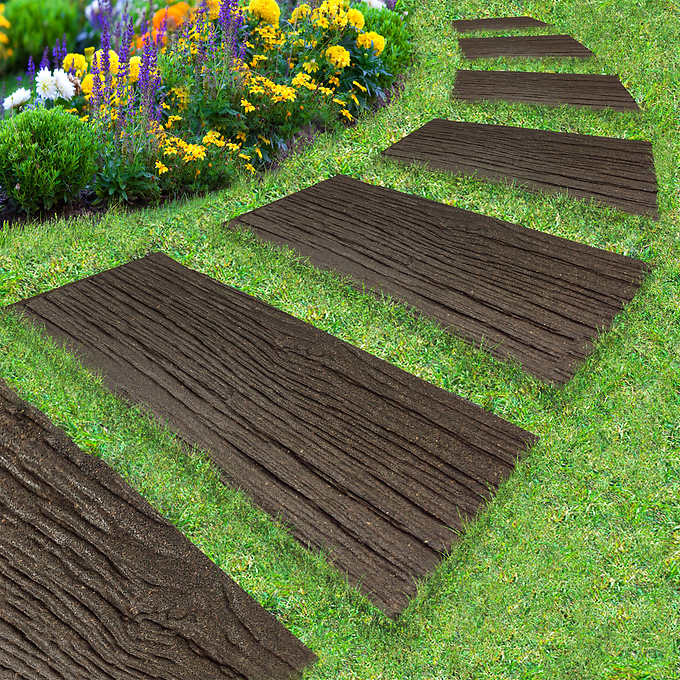 Multy Home 4-pack Railroad Tile Stepping Stone