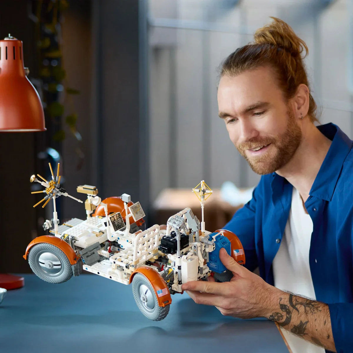LEGO Technic NASA Apollo Lunar Roving Vehicle – LRV Space Set with Bonus Creator 3 in 1 Space Astronaut Toy Set, Science Toy