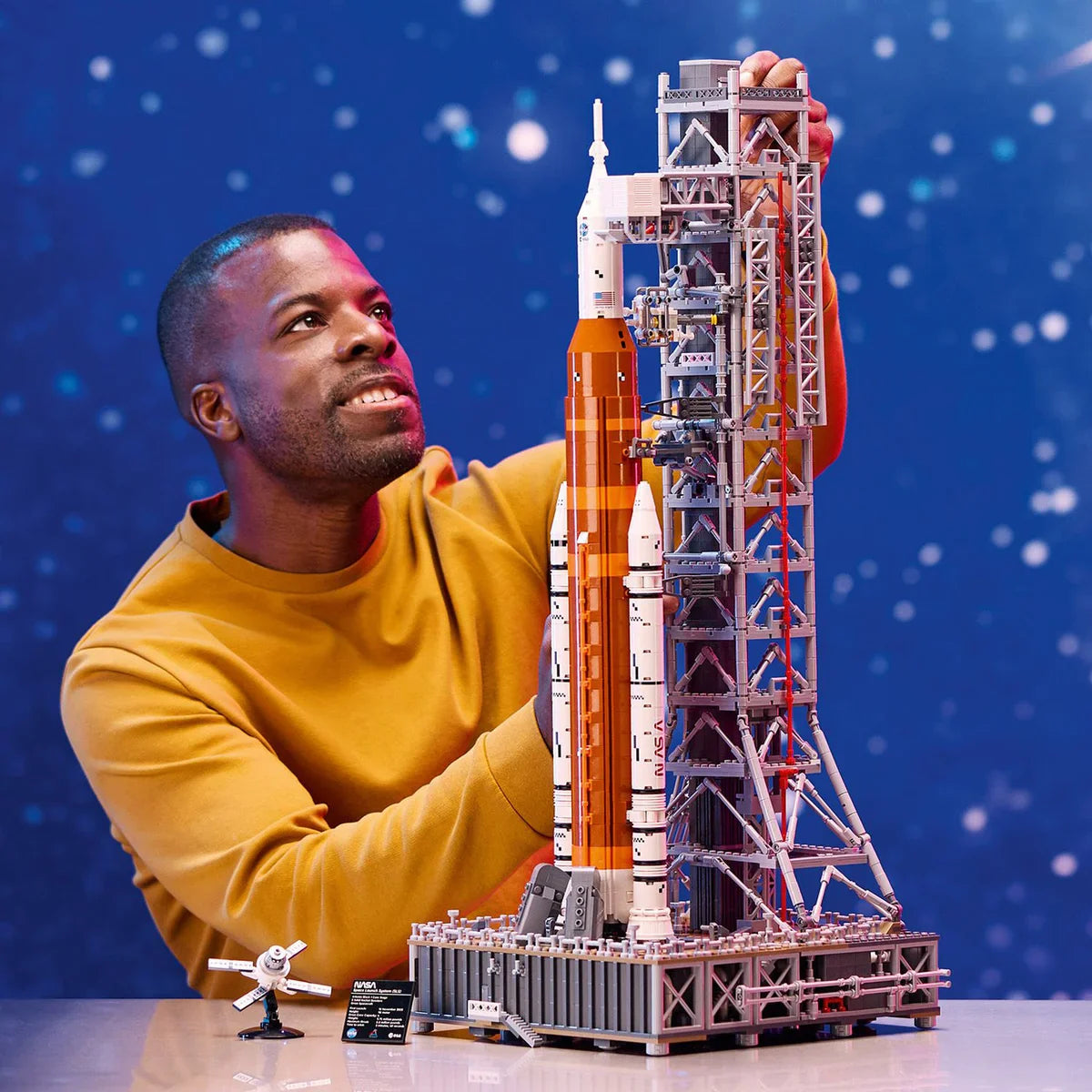 LEGO Icons NASA Artemis Space Launch System with Bonus LEGO Creator 3 in 1 Space Astronaut Toy Set, Science Toy