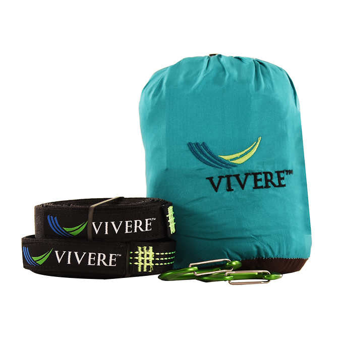 Vivere Double Parachute Hammock and Ultra-lite Tree Straps