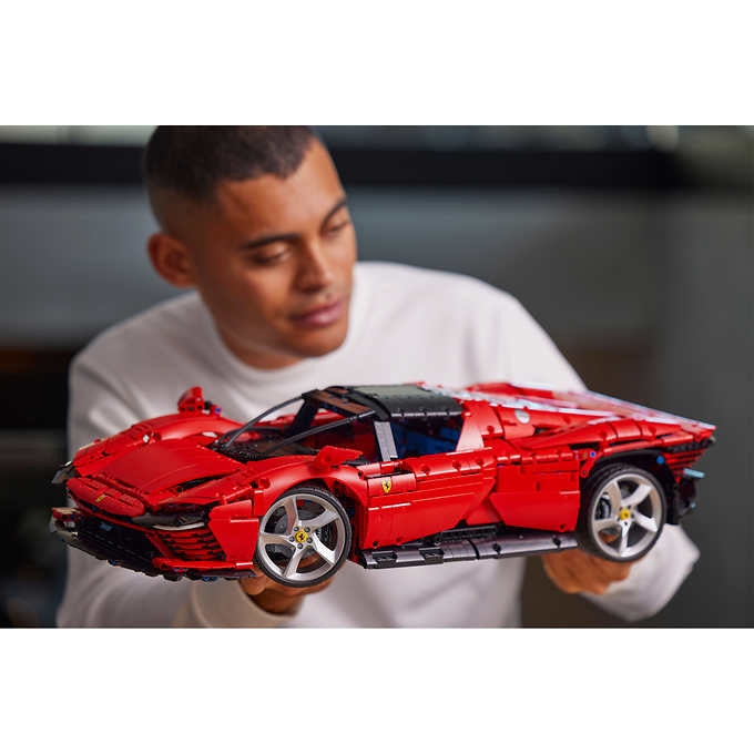 LEGO Technic Ferrari Daytona SP3 with Bonus LEGO Technic Bugatti Bolide