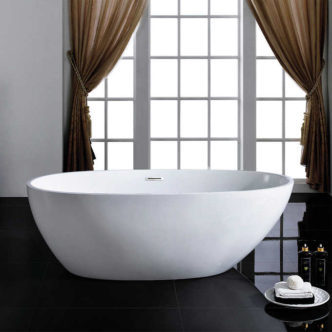 Appollo Nevada 67 in. Freestanding Seamless Bathtub