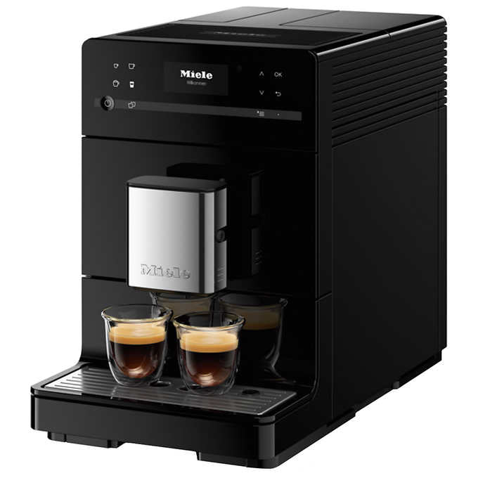 Miele CM5310 Silence Countertop Coffee Machine, Obsidian Black