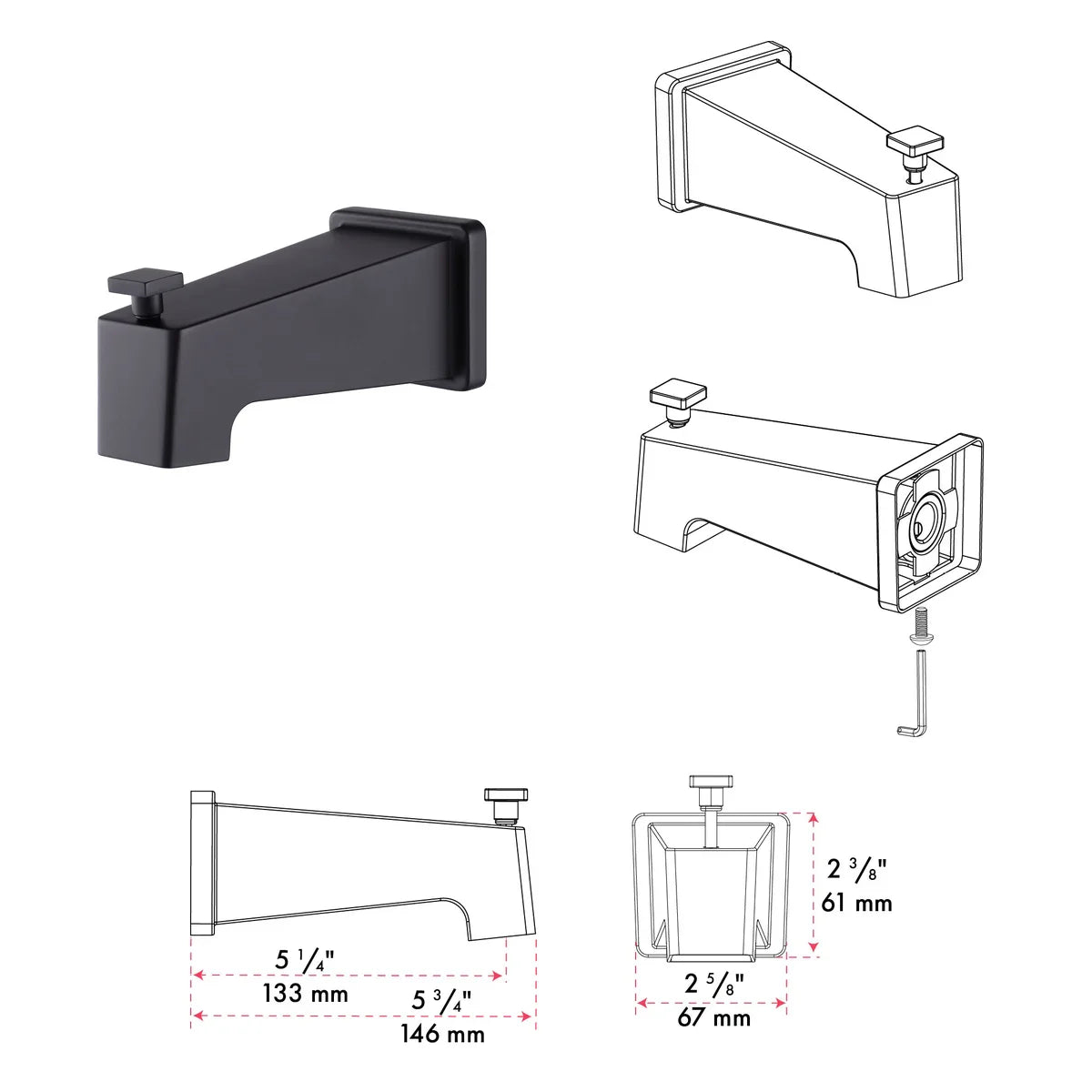 Akuaplus Luna Pressure Balance Shower System