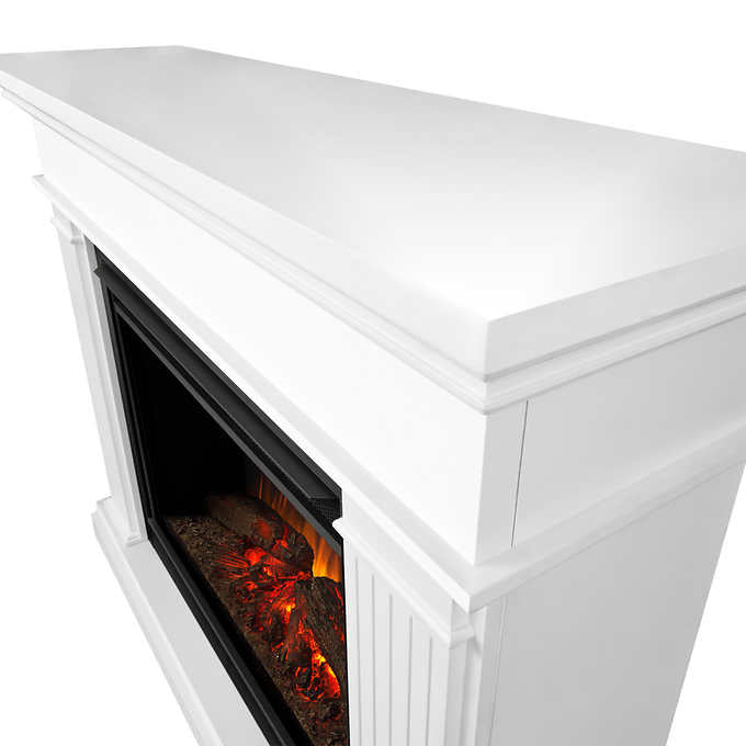 Real Flame Centennial Grand Electric Fireplace, White