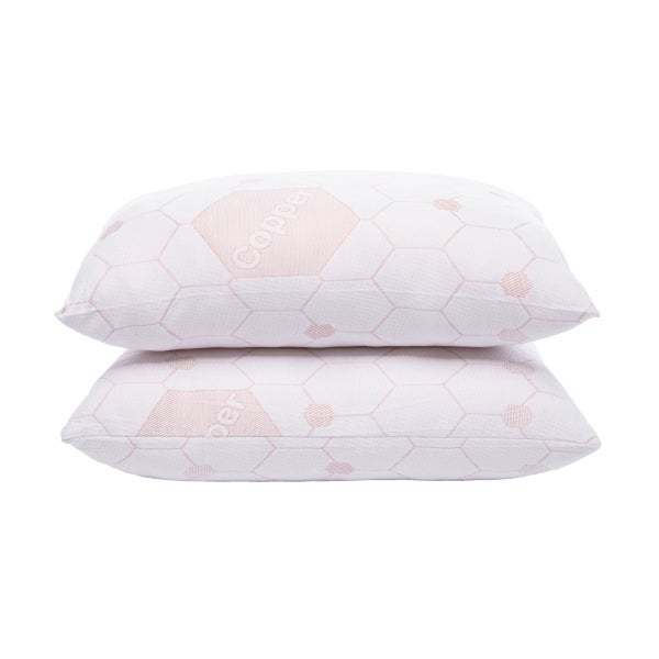 Cotton House Copper Infused Pillow, 2-pack