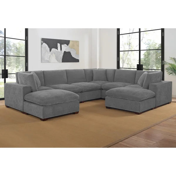 Thomasville Lowell 8-piece Fabric Modular Sectional