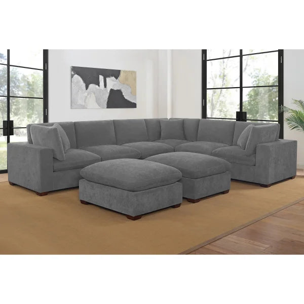 Thomasville Lowell 8-piece Fabric Modular Sectional