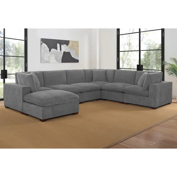 Thomasville Lowell 8-piece Fabric Modular Sectional