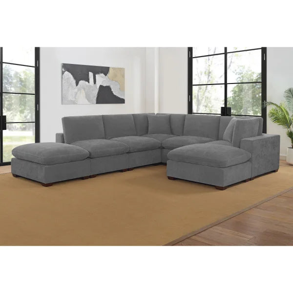 Thomasville Lowell 8-piece Fabric Modular Sectional