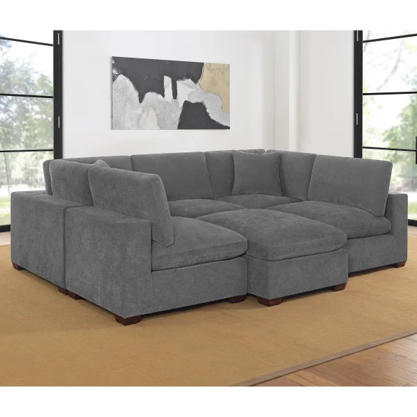 Thomasville Lowell 8-piece Fabric Modular Sectional