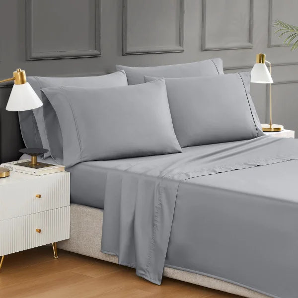Hotel Signature Sateen - Egyptian Cotton 400 Thread Count 6-piece Sheet Set