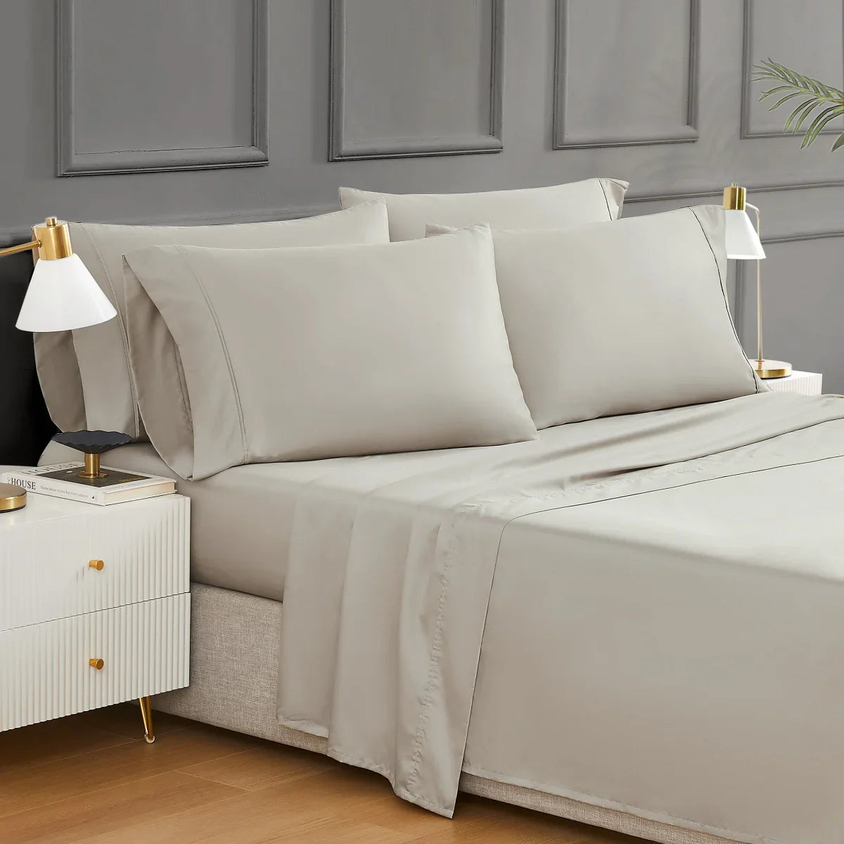 Hotel Signature Sateen - Egyptian Cotton 400 Thread Count 6-piece Sheet Set