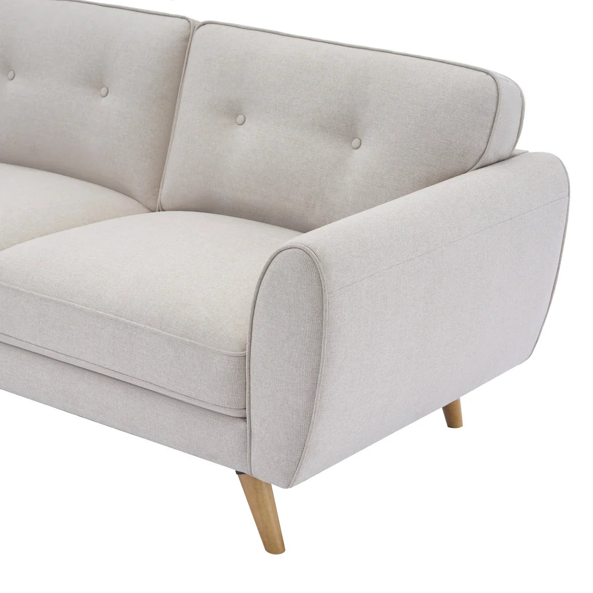Fabric Left-hand Facing Sofa-Chaise