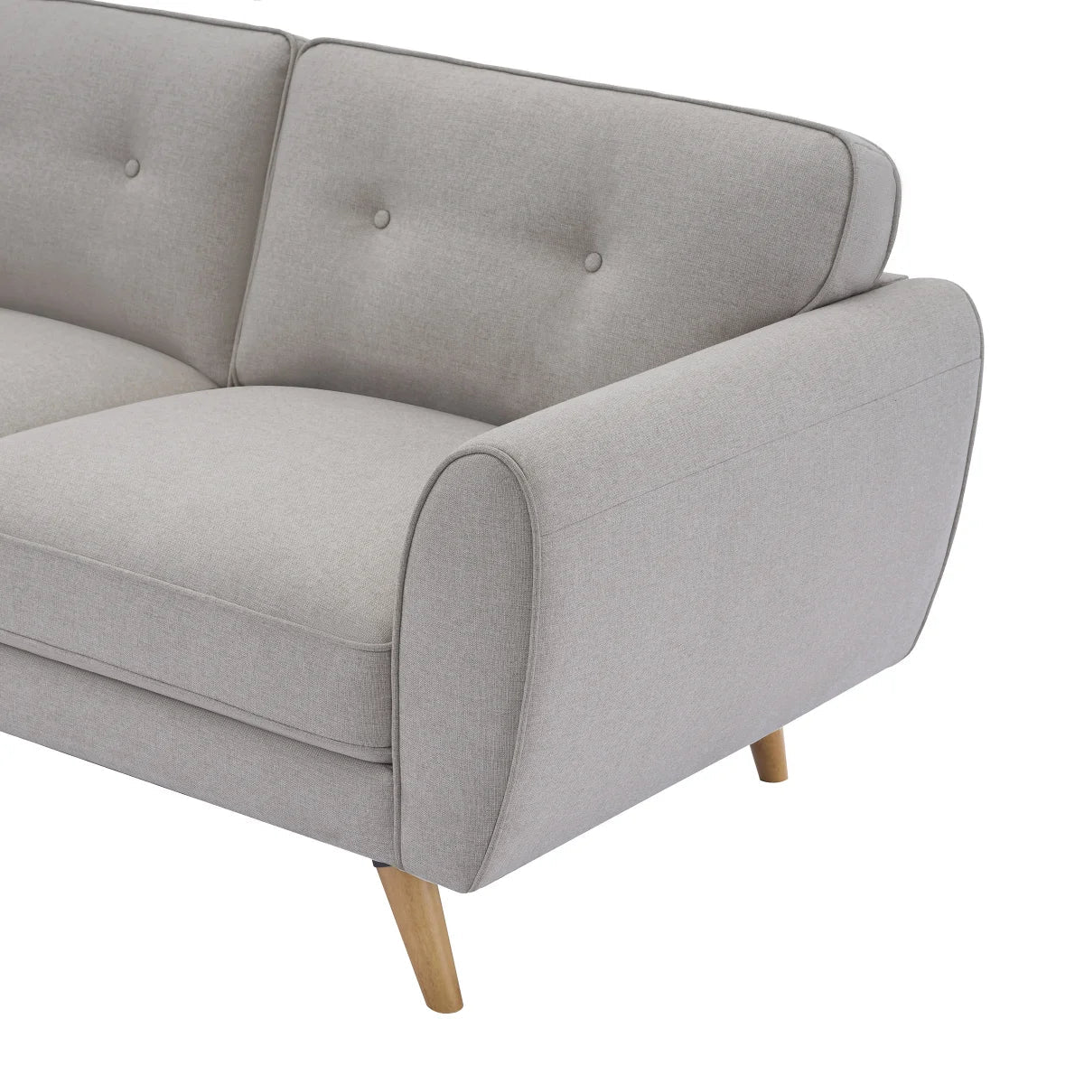 Fabric Left-hand Facing Sofa-Chaise