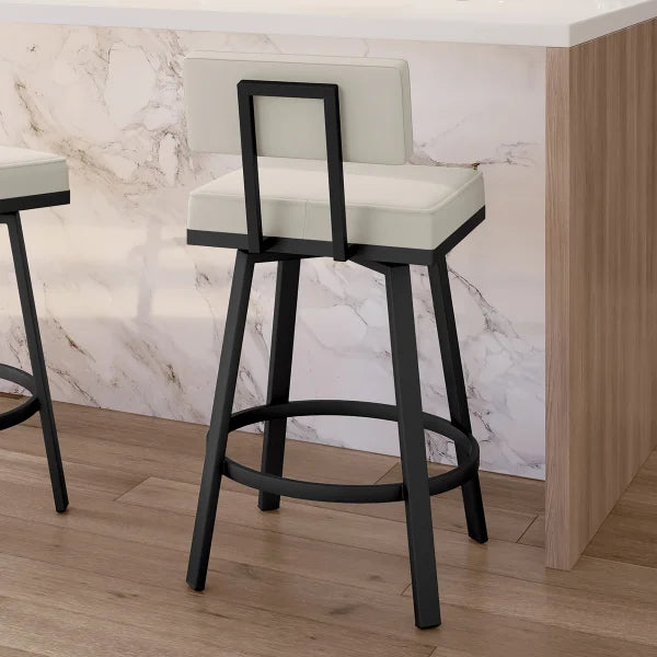 Amisco Staten Swivel Counter Stool in Polyurethane