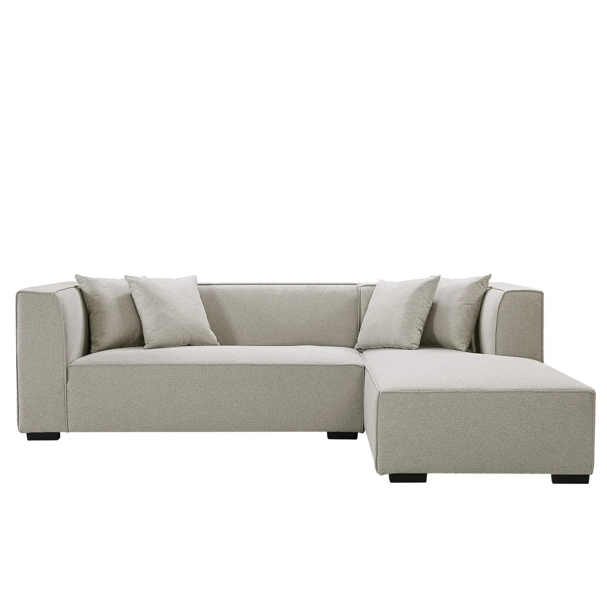 Willow 2-piece Right-hand Facing Fabric Sectional