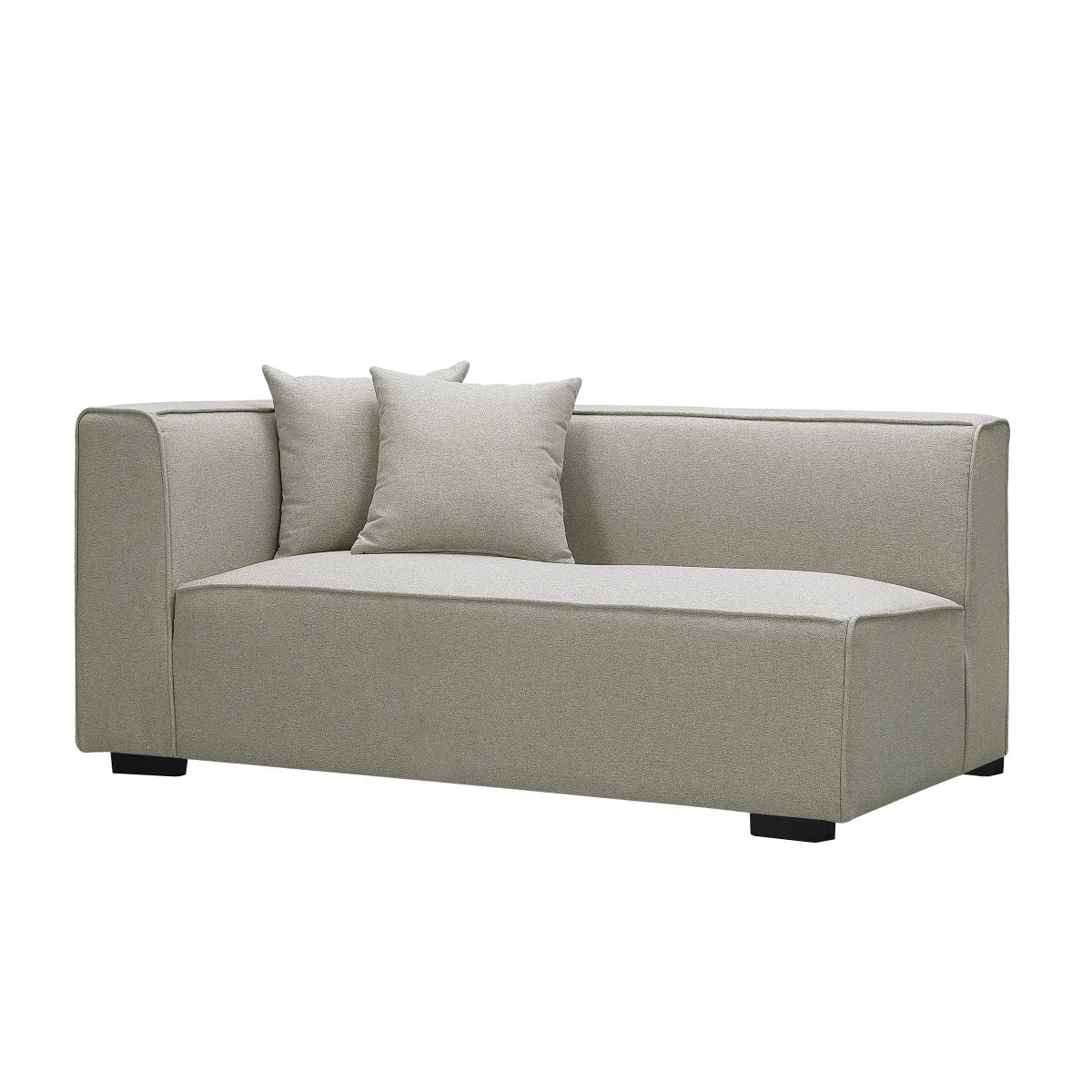 Willow 2-piece Right-hand Facing Fabric Sectional