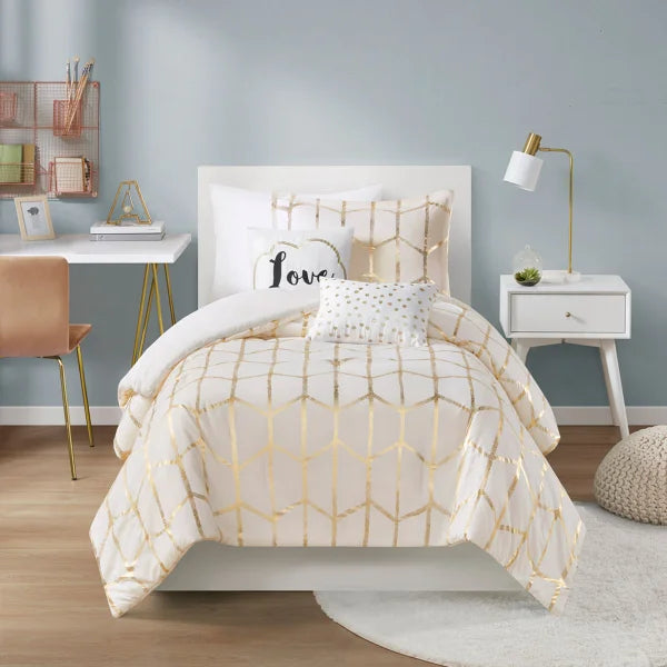 Raina - Twin Comforter Set, 4-piece