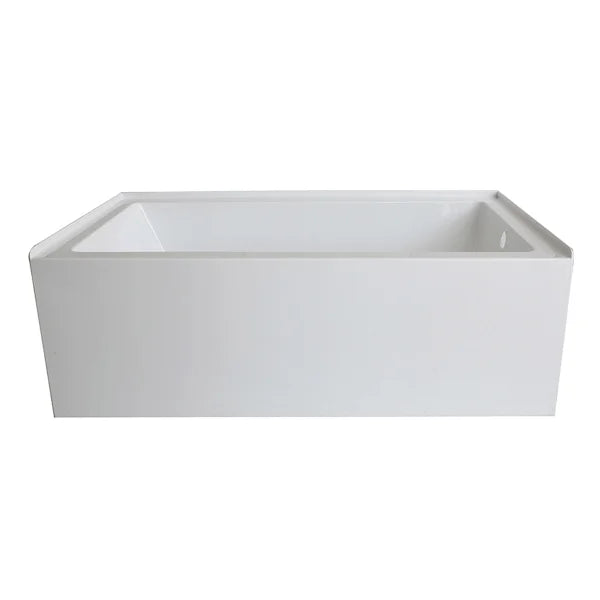 Appollo Cameron 32 in. × 60 in. Skirted Bathtub with Shower Doors and Wall Kit, Right Drain