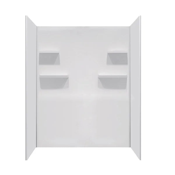 Appollo Cameron 32 in. × 60 in. Skirted Bathtub with Shower Doors and Wall Kit, Right Drain