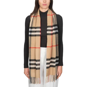 Burberry Check Cashmere Scarf
