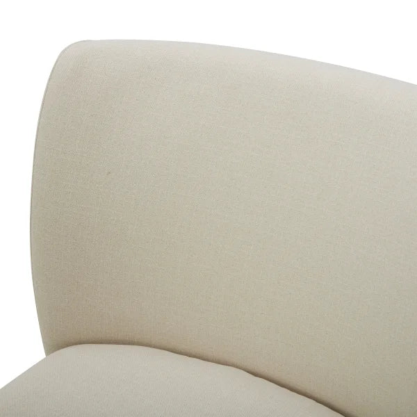 Aiden & Ivy Blair Fabric Dining Chair with Casters