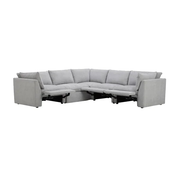 Gilman Creek Harwood 5-piece Fabric Reclining Sectional
