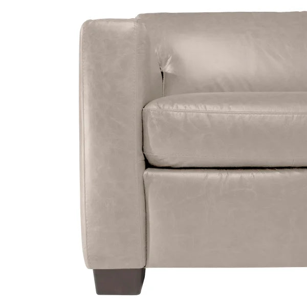 Natuzzi 2-piece Top-grain Leather Sectional