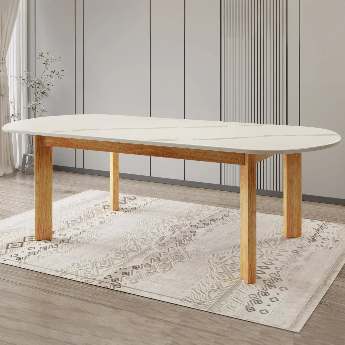 Winston Solid Quartz Dining Table, 218 cm (86 in.)