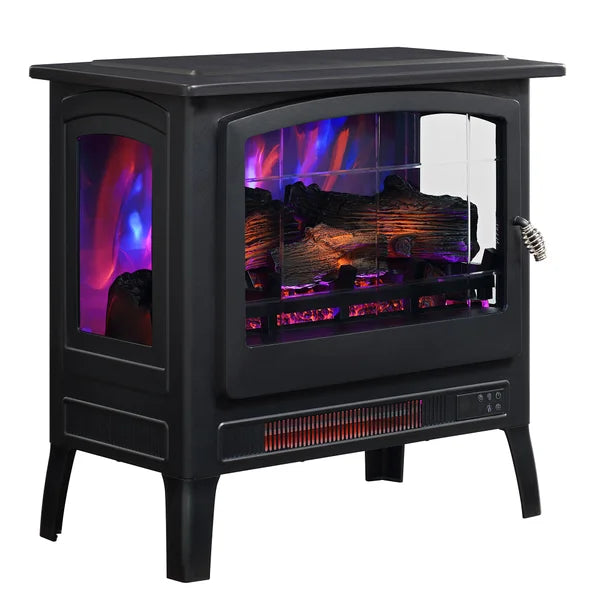 Bayside Furnishings Infrared Electric Fireplace Stove Heater