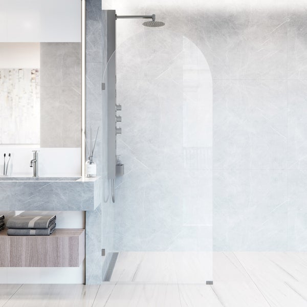 VIGO Arden 34 in. × 78 in. Shower Screen