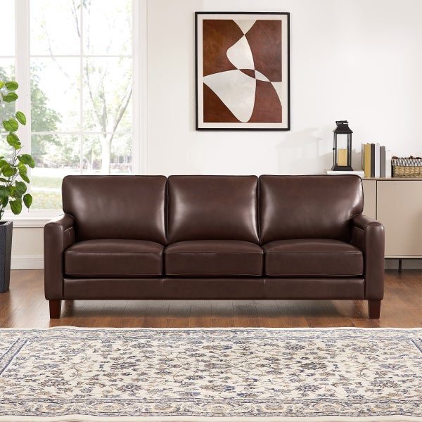 Prospera Home Willow Top Grain Leather Sofa