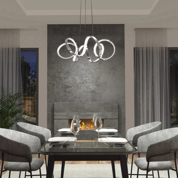 Artika Swirl Ribbon Pendant Light