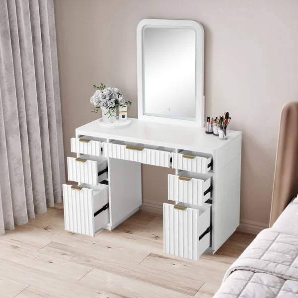 Loxley Rowe Cathy 129.5 cm (51 in.) Makeup Table